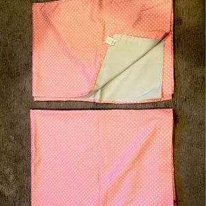 Pottery Barn Kids Curtains Drapes Blackout Polka Dot 44”x 63” Panels- 2 panels